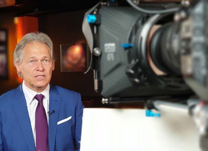 Kamera bei Filmaufnahme