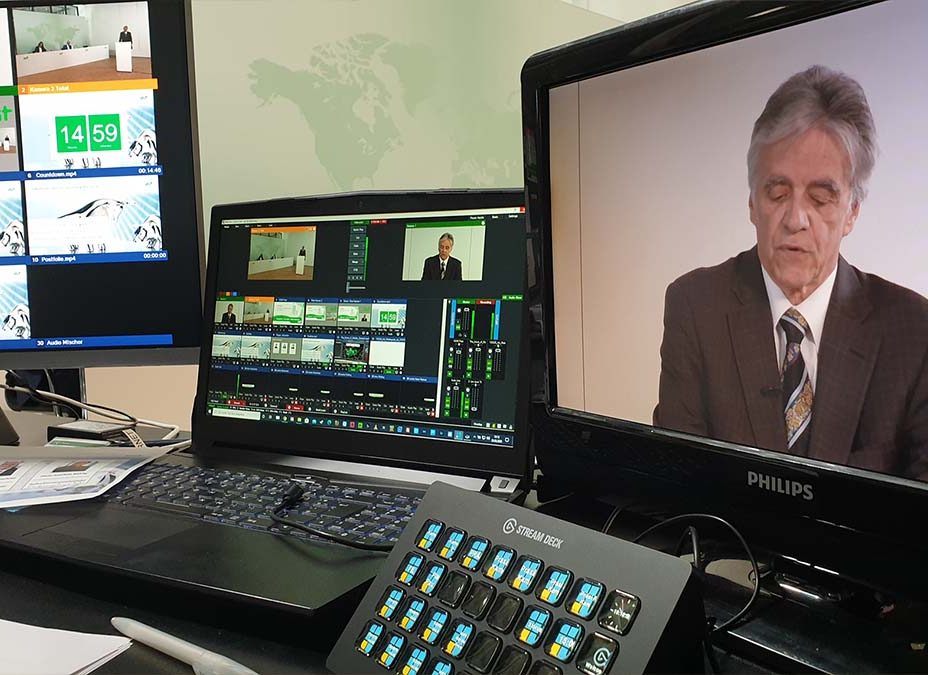 Schnittplatz bei live streaming Init