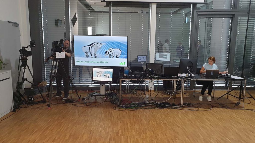 Livestream Dienstleister Pixelflow bei Init Live.