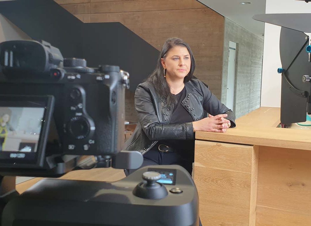 Szene mit Frau bei Imagefilm