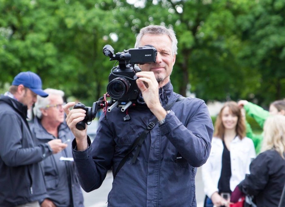 Kameramann von Pixelflow bei Dreh Musikvideo Lichtspiel die Band