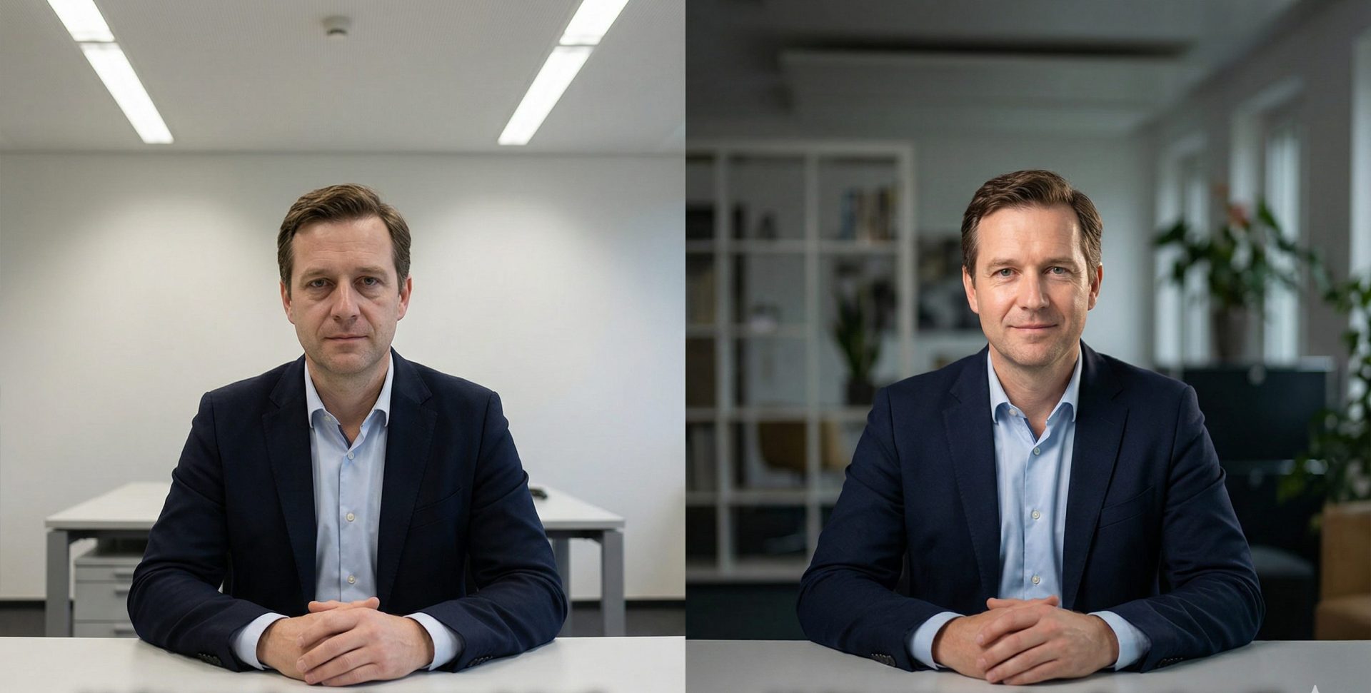 Gut gesetztes Licht versus schlecht gesetztes Licht